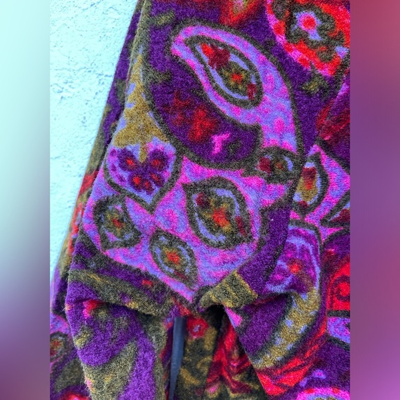 Vintage 60’s Flower Child Groovy Tunic Blouse/ Vintage Boho Hippie Paisley Top - Picture 11 of 13